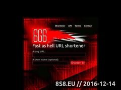 Thumbnail of Fast URL shortener Website