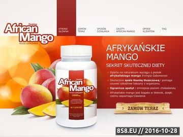 Zrzut strony Tabletki z afrykańskim mango