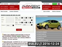 Thumbnail of Car rental in Albania Website