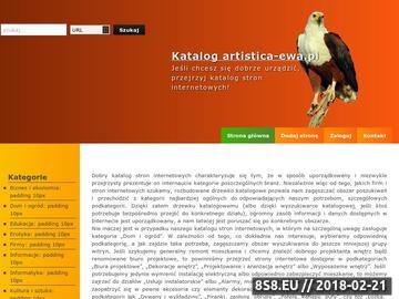 Zrzut strony Projektowanie wnętrz, Aranżacja wnętrz - Artistica-Ewa.pl