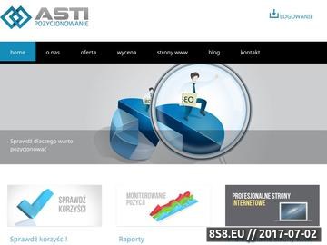 Zrzut strony Asti Studio Wrocław - Pozycjonowanie