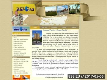 Zrzut strony Biuro Podróży Aurora - wycieczki szkolne, firmowe, zakladowe i pielgrzymki