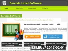 Thumbnail of Bar code label Website