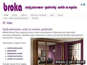 Zrzut strony Broka - szafy przesuwne, szafy wnękowe, garderoby - meble na wymiar Kraków