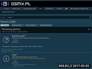 Zrzut strony GSMX.pl Forum - Wszystko do Twojej komórki za DARMO