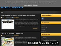 Thumbnail of The World Of Game Website