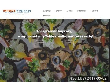 Zrzut strony Catering dla firm Poznań