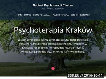 Zrzut strony Psycholog Kraków - Piotr Wereszczyński