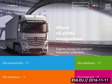 Zrzut strony Europejska giełda transportowa TRANS