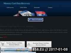 Thumbnail of Freeware memory card data recovery software Website