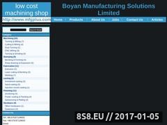Thumbnail of Custom Machining Outsourcing Website