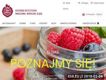 Zrzut strony Catering dietetyczny - Miód Malina Warszawa