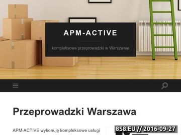 Zrzut strony Przeprowadzki w Warszawie, kraju i UE