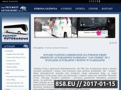Wynajem autokarów i busów Warszawa Website