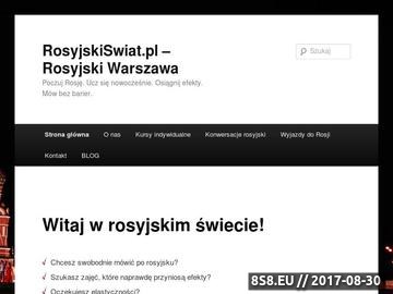 Zrzut strony Rosyjski Warszawa - Więcej Niż Szkoła Rosyjskiego