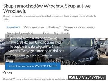 Zrzut strony Skup samochodów za gotówkę Wrocław