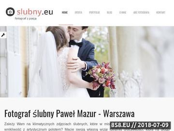 Zrzut strony Fotograf na ślub Warszawa