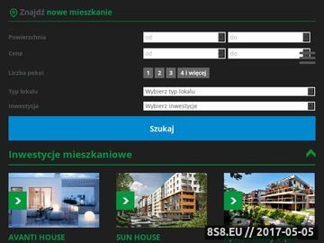 Zrzut strony Temar deweloper - nowe mieszkania - Wrocław