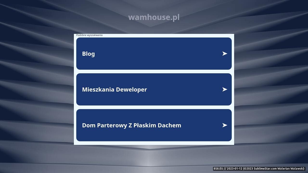 Projektowanie 3d (strona www.3d.wamhouse.pl - Architektura 3d)