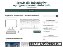 Miniaturka 3dcax.pl (Strona dla inżynierów i projektantów CAD CAM CAE - 3Dcax.pl)