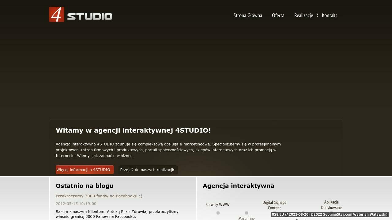 Agencja interaktywna (strona www.4studio.net - 4studio.net)