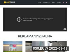 Miniaturka www.abaplus.pl (Kasetony, billboardy i inne - AbaPlus Reklama Wizualna)