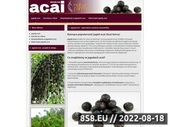 Miniaturka acai.com.pl (<strong>jagody</strong> Acai - suplementy Natur Farma)