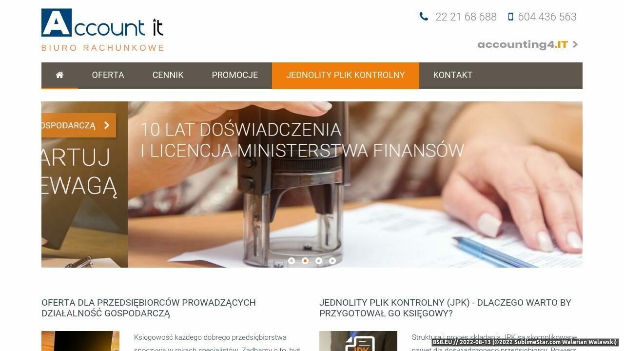 Biuro rachunkowe - ACCOUNT IT Warszawa (strona www.accountit.pl - Accountit.pl)