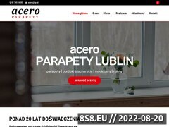 Miniaturka strony Acero - sprzedaż bram garażowych