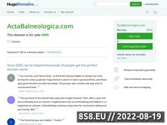 Miniaturka actabalneologica.com (Acta Balneologica)