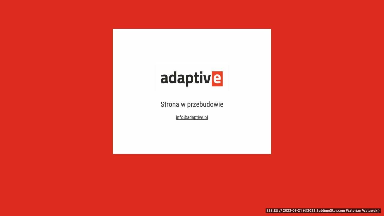 Zrzut ekranu Adaptive - Pozycjonowanie