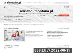 Miniaturka domeny adriano-montana.pl