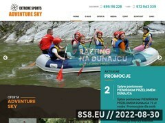 Zrzut strony Rafting na Dunajcu