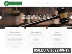 Miniaturka strony Radca prawny i adwokat: Andrzej ebek i wsplnicy: Wabrzych