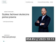 Miniaturka adwokatlesnik.pl (Porady prawne, adwokat i postępowania sądowe)