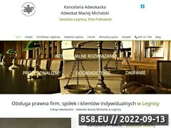 Miniaturka strony Adwokat Legnica