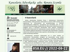 Miniaturka domeny www.adwokatszymla.pl