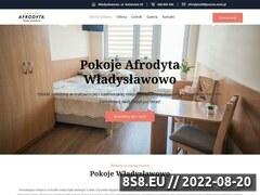 Miniaturka strony Pokoje Gocinne AFRODYTA - Wadysawowo, Kwatery Wadysawowo