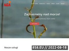 Miniaturka www.aga.ustka.pl (Wczasy rehabilitacyjne nad morzem)