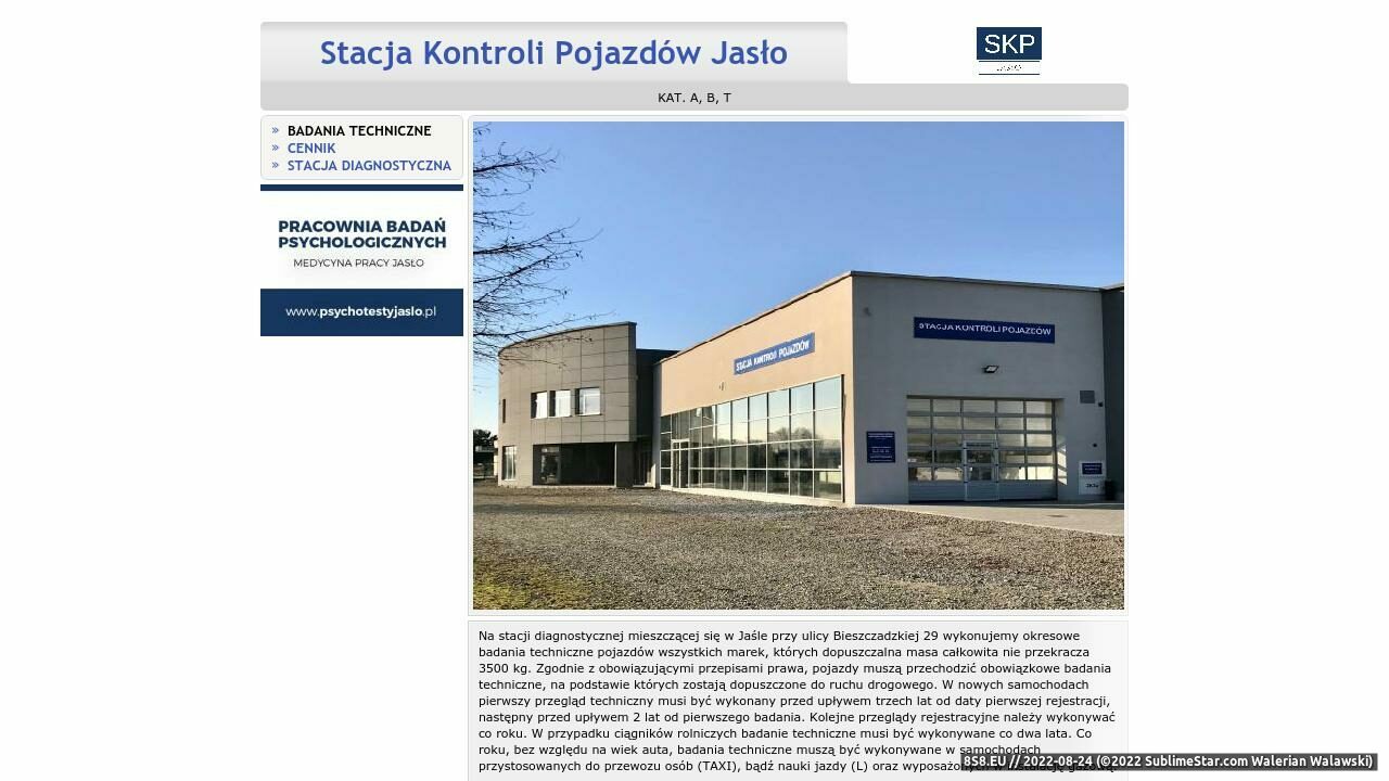 Zrzut ekranu AG Auto Jasło - giełda samochodowa