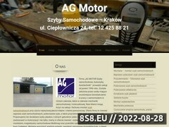 Miniaturka domeny www.agmotor-autoszyby.pl