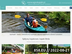 Miniaturka www.agrokajaki.pl (Wynajem <strong>kajaków</strong>)