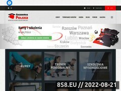 Miniaturka www.akademiapolska.pl (Kursy, szkolenia, warsztaty i zaświadczenia MEN)
