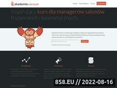 Miniaturka akademiaversum.pl (AkademiaVersum - zarządzanie salonem kosmetycznym)