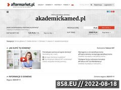 Miniaturka domeny www.akademickamed.pl