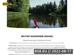Zrzut strony Spływy kajakowe na Litwie i Suwalszczyźnie