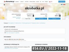 Miniaturka domeny akrobatka.pl