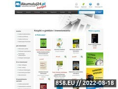 Miniaturka domeny akumuluj24.pl