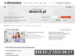 Miniaturka www.akutech.pl (<strong>adaptacje</strong> akustyczne i wyciszanie pomieszczeń)