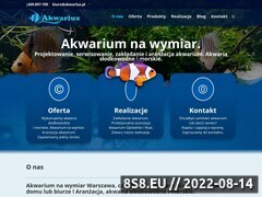 Miniaturka akwarlux.pl (Zakładanie akwariów na wymiar)